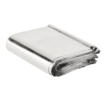 Black - Front - MidOcean Help Emergency Blanket
