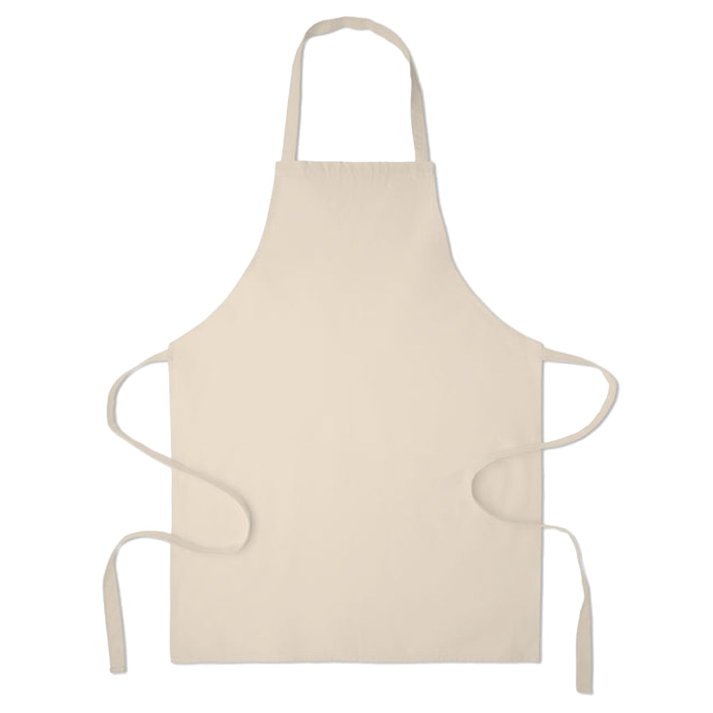 Beige - Front - MidOcean Sous Recycled Cotton Apron