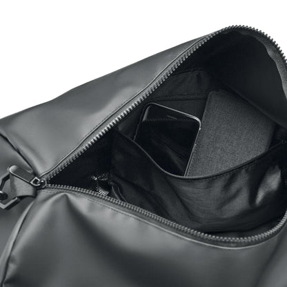 Black - Side - MidOcean Jaya Duffle Tarpaulin Duffle Bag