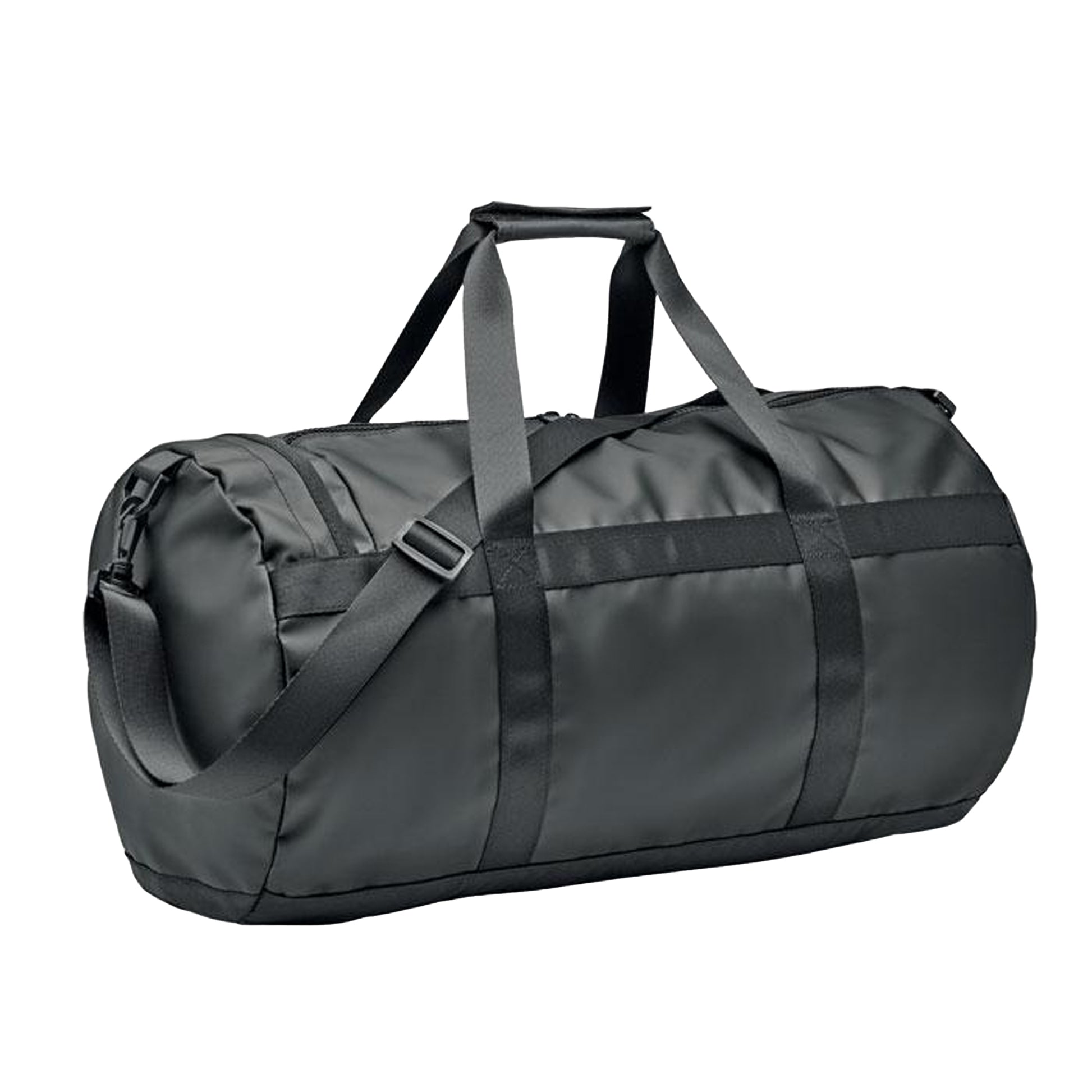 Black - Back - MidOcean Jaya Duffle Tarpaulin Duffle Bag