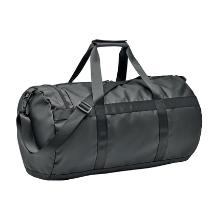 Black - Back - MidOcean Jaya Duffle Tarpaulin Duffle Bag