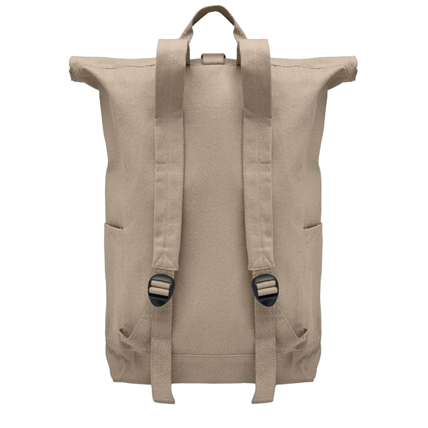 Khaki Brown - Back - MidOcean Kamet Roll Top Backpack