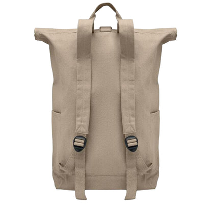 Khaki Brown - Back - MidOcean Kamet Roll Top Backpack