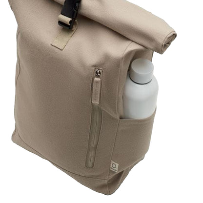 Khaki Brown - Side - MidOcean Kamet Roll Top Backpack