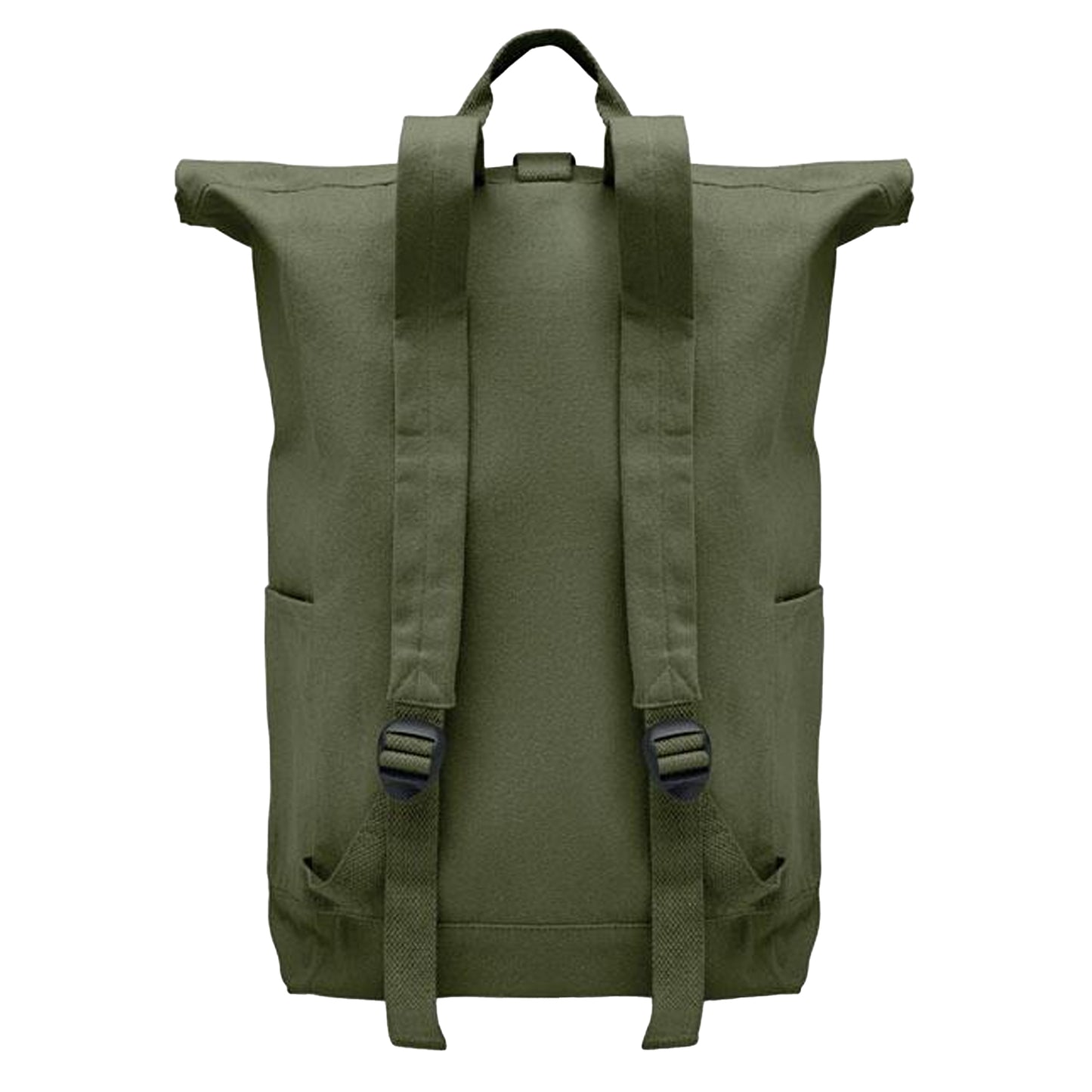 Army Green - Back - MidOcean Kamet Roll Top Backpack