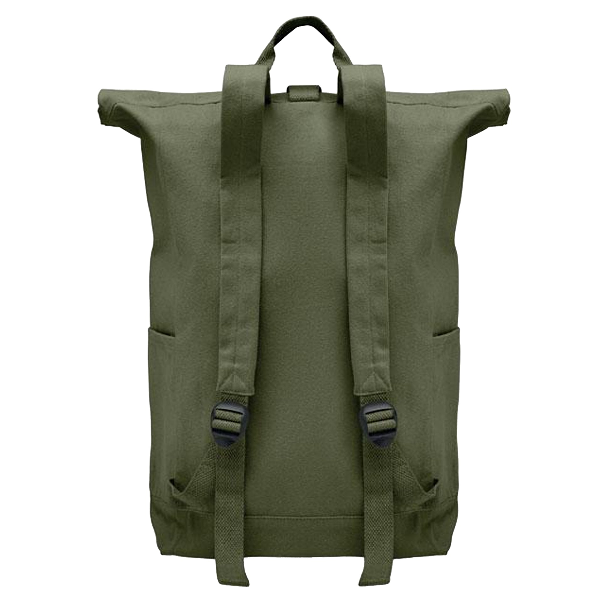 Army Green - Back - MidOcean Kamet Roll Top Backpack