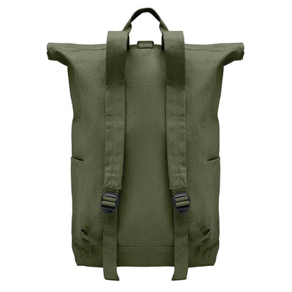 Army Green - Back - MidOcean Kamet Roll Top Backpack