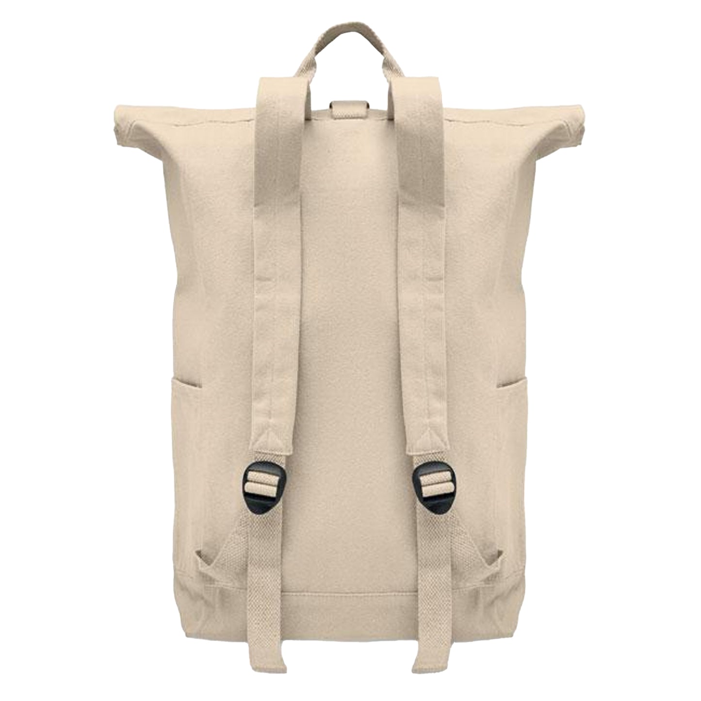 Beige - Back - MidOcean Kamet Roll Top Backpack