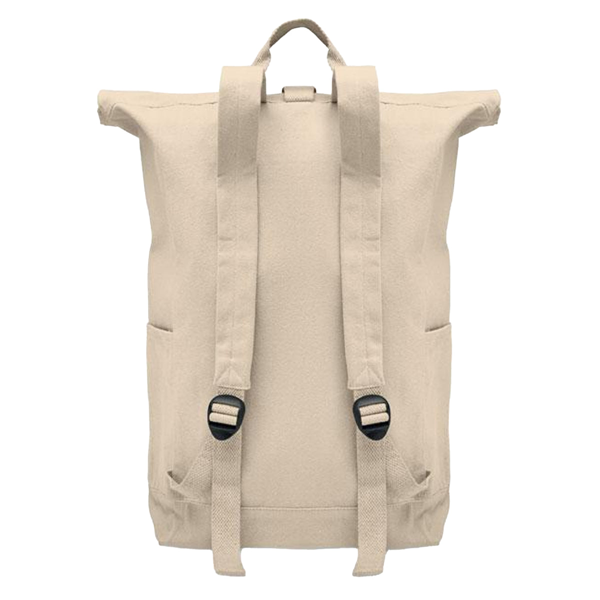Beige - Back - MidOcean Kamet Roll Top Backpack