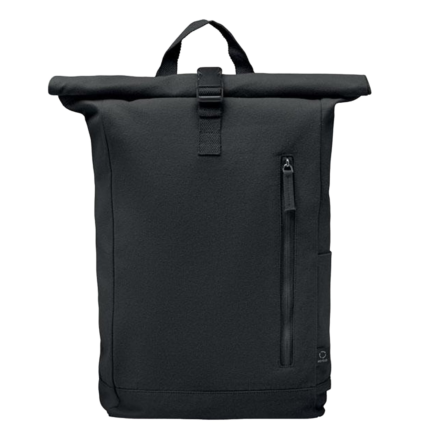 Black - Front - MidOcean Kamet Roll Top Backpack