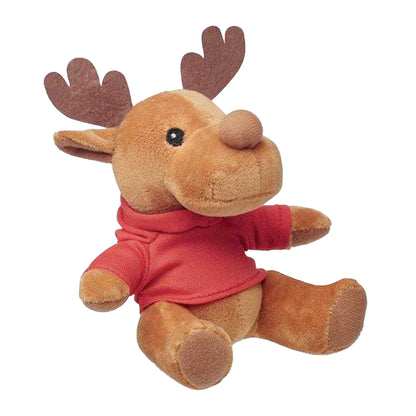 Red - Back - MidOcean Rudolph Reindeer Plush Toy