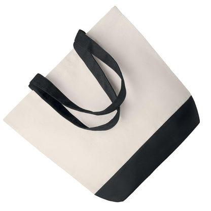 Black - Back - MidOcean Kleuren Canvas Bag