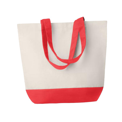 Red - Front - MidOcean Kleuren Canvas Bag
