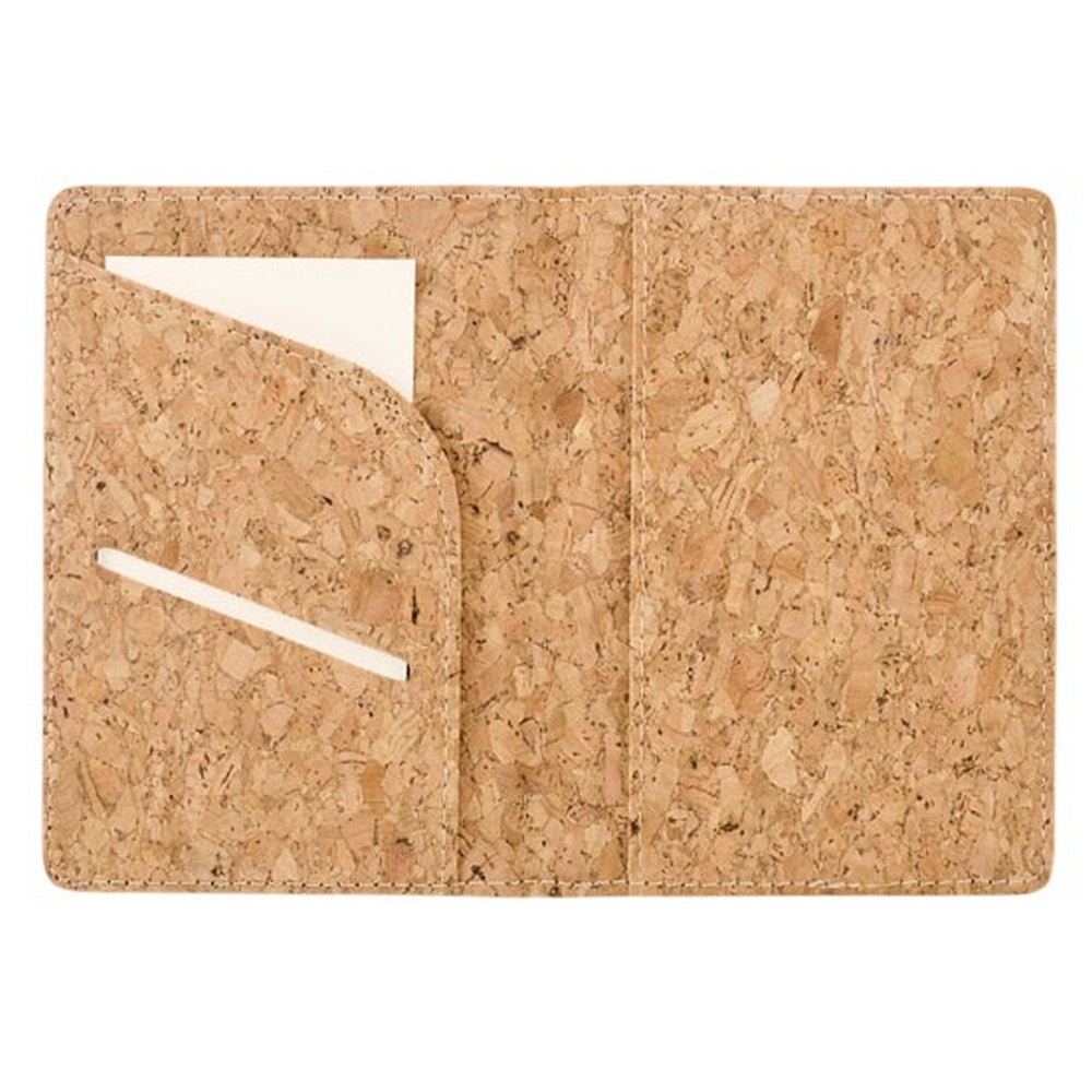 Beige - Front - MidOcean Corkpass Cork Passport Cover