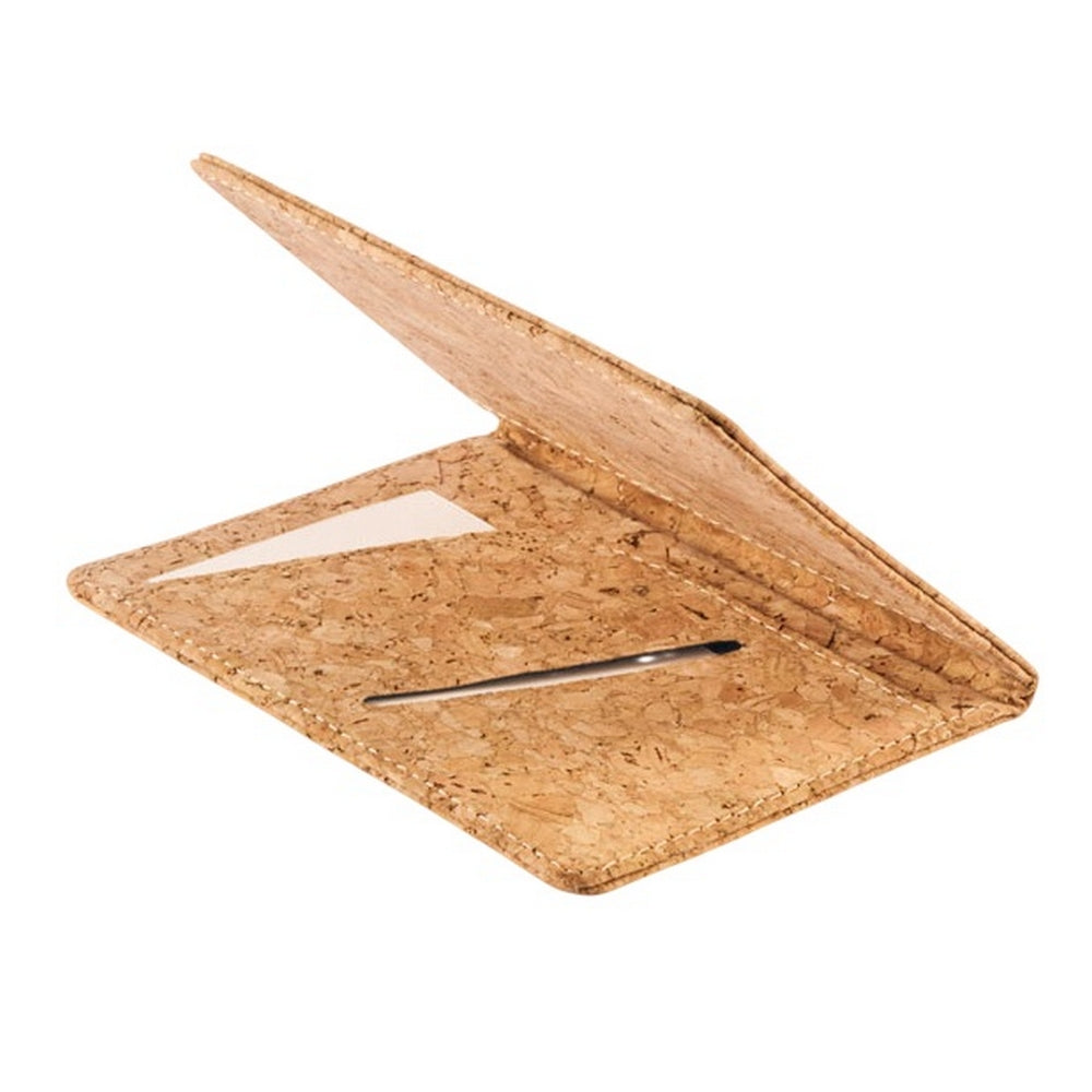 Beige - Back - MidOcean Corkpass Cork Passport Cover