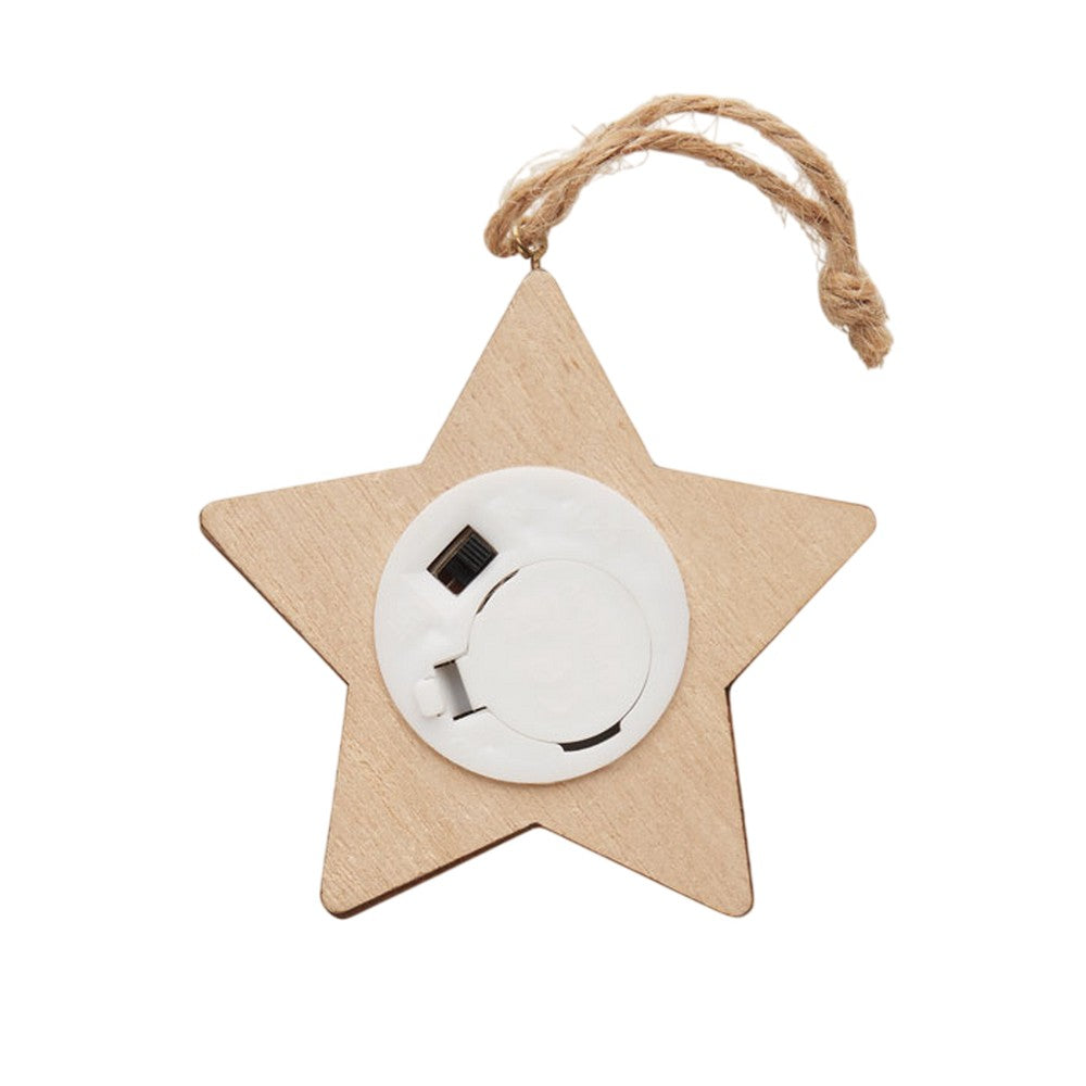 Wood - Back - MidOcean Lalie Wooden Hanging Ornament