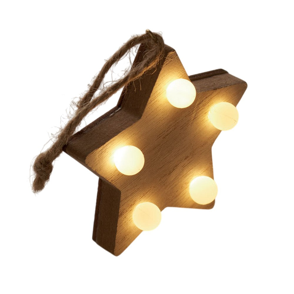 Wood - Pack Shot - MidOcean Lalie Wooden Hanging Ornament
