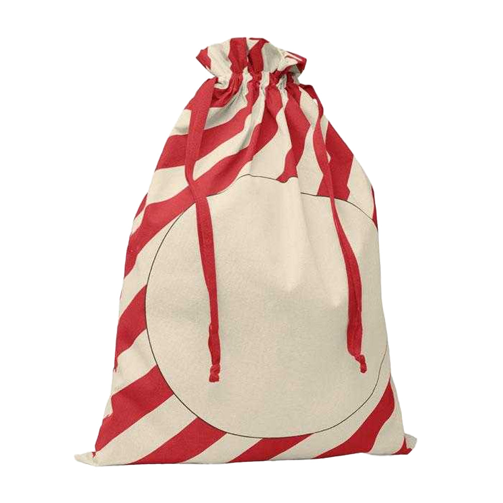 Red - Front - MidOcean Laukku Cotton Santa Sack