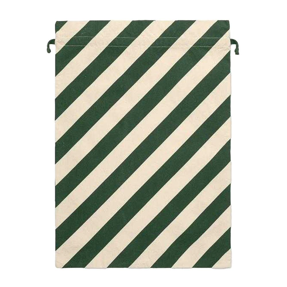 Green - Back - MidOcean Laukku Cotton Santa Sack
