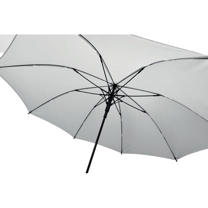 White - Back - MidOcean Brela Windproof Stick Umbrella