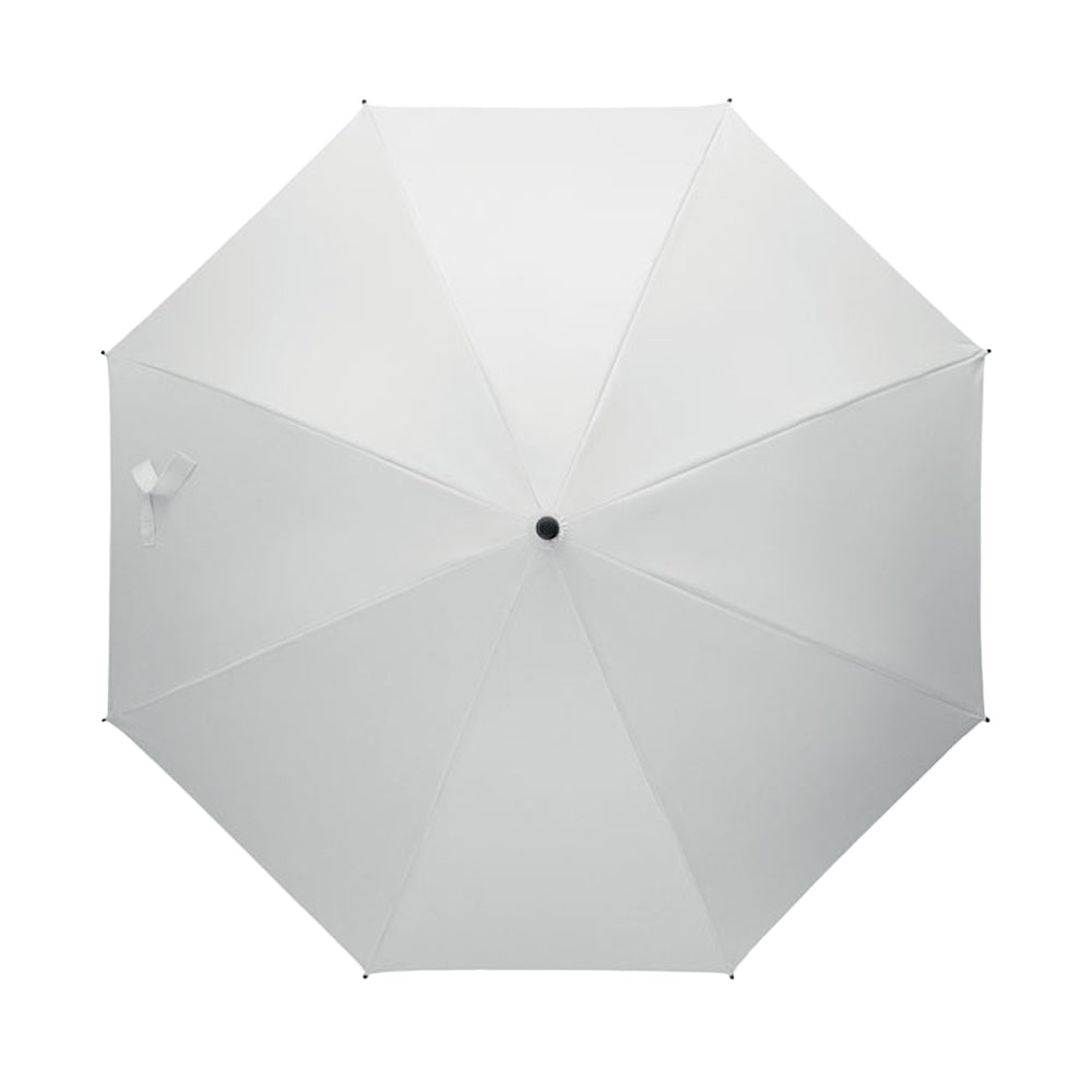 White - Side - MidOcean Brela Windproof Stick Umbrella
