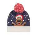 Blue - Front - MidOcean Shimas Christmas Knitted Beanie