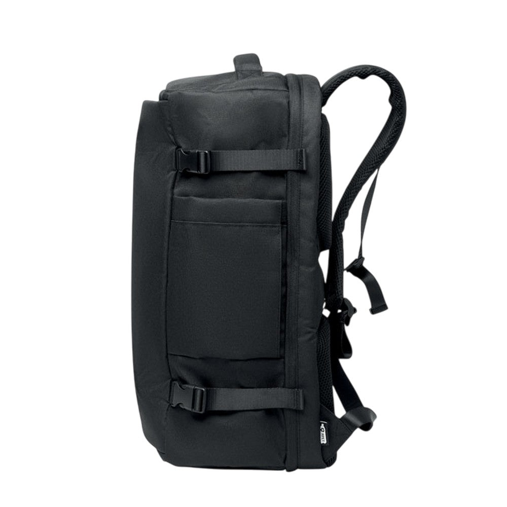 Black - Side - MidOcean Namur Travel Carry On Bag