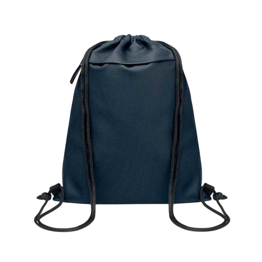 Blue - Front - MidOcean RPET Polyester Drawstring Bag