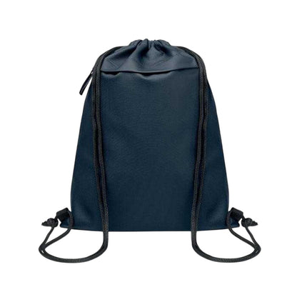Blue - Front - MidOcean RPET Polyester Drawstring Bag