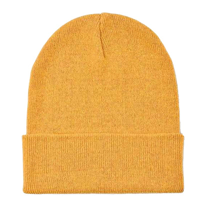 Yellow - Front - MidOcean Unisex Adult Knitted Cuffed Beanie