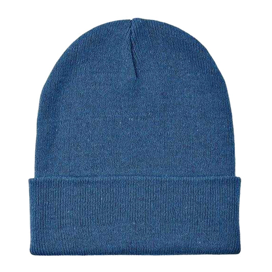 Blue - Front - MidOcean Unisex Adult Knitted Cuffed Beanie