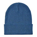 Blue - Front - MidOcean Unisex Adult Knitted Cuffed Beanie