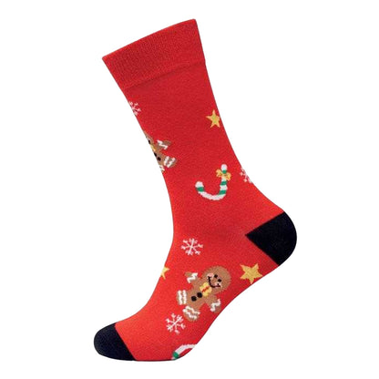Red - Front - MidOcean Unisex Adult Christmas Socks