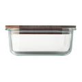 Transparent - Back - MidOcean Vitrio Lunch Glass 800ml Lunch Box
