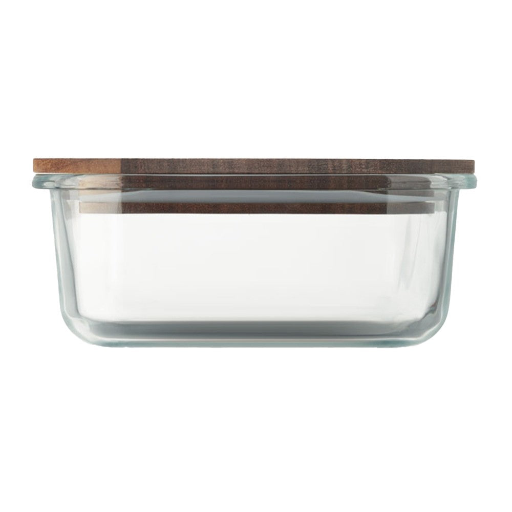 Transparent - Back - MidOcean Vitrio Lunch Glass 800ml Lunch Box