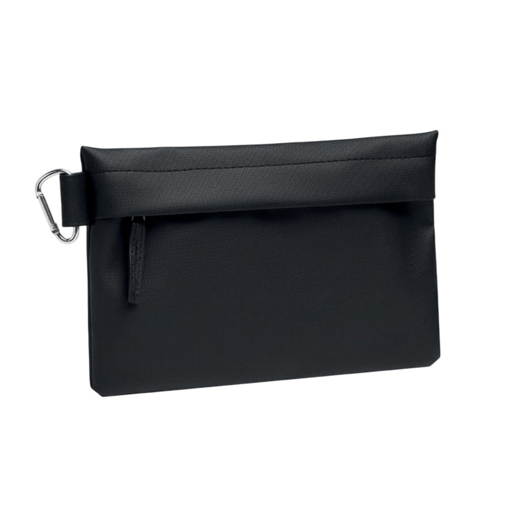 Black - Back - MidOcean RPET Polyester Pouch