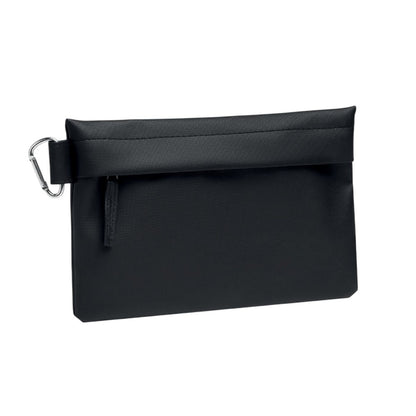 Black - Back - MidOcean RPET Polyester Pouch
