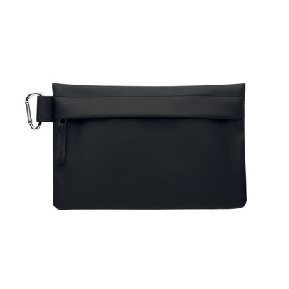 Black - Side - MidOcean RPET Polyester Pouch