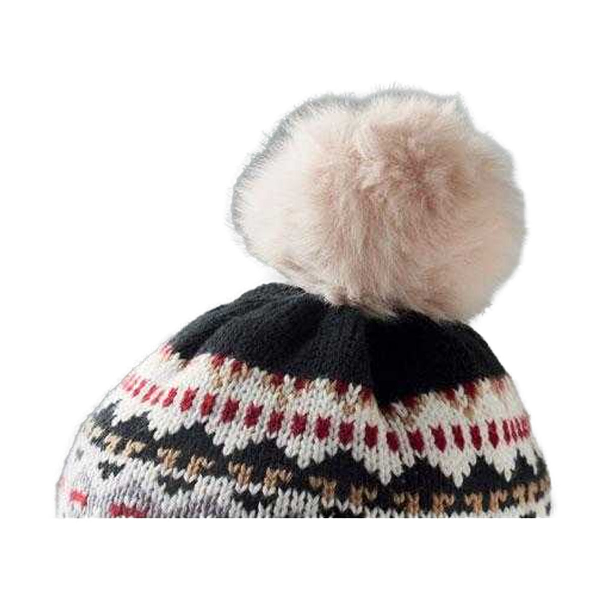 Black - Side - MidOcean Unisex Adult Yulong Knitted Ear Flaps Beanie