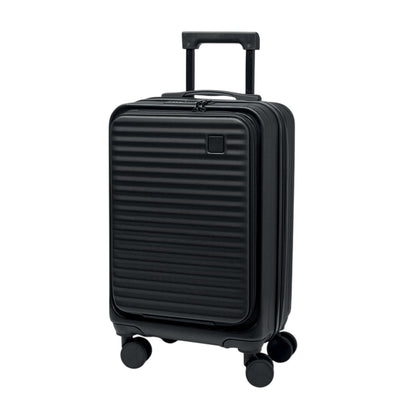 Black - Side - MidOcean City Hardshell Suitcase Trolley