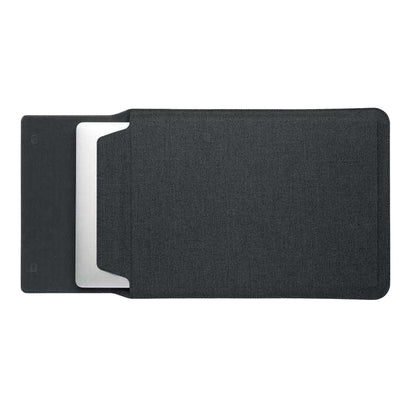 Black - Back - MidOcean Practic Felt Laptop Sleeve