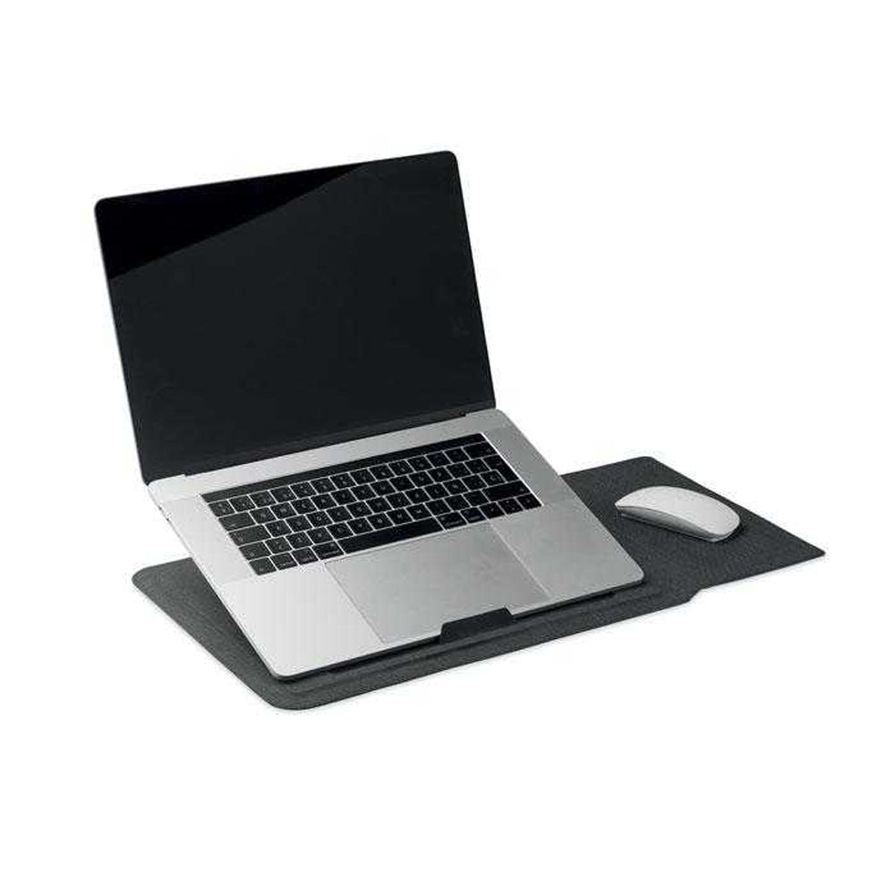 Black - Front - MidOcean Practic Felt Laptop Sleeve