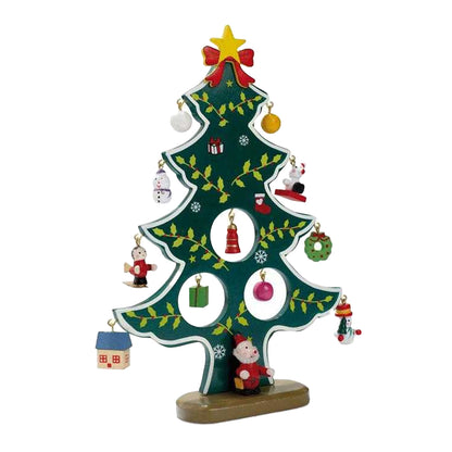 Multicoloured - Front - MidOcean Wooden Christmas Decoration