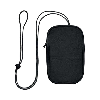 Black - Back - MidOcean Korovin RPET Travel Cross Body Pouch
