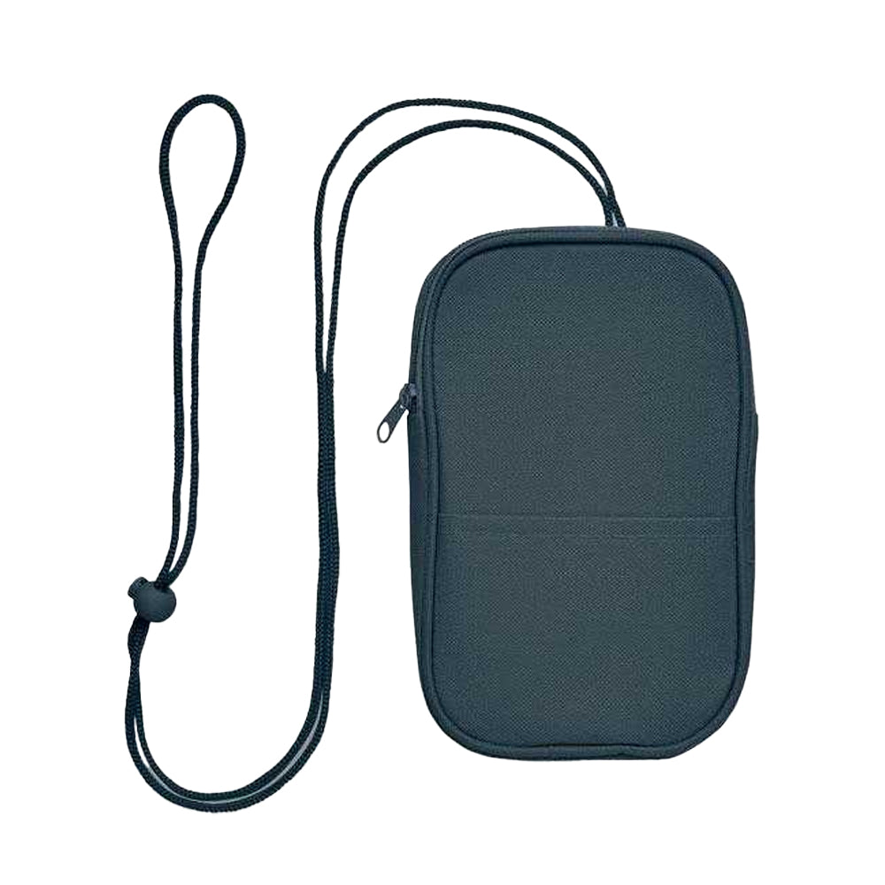 Blue - Back - MidOcean Korovin RPET Travel Cross Body Pouch