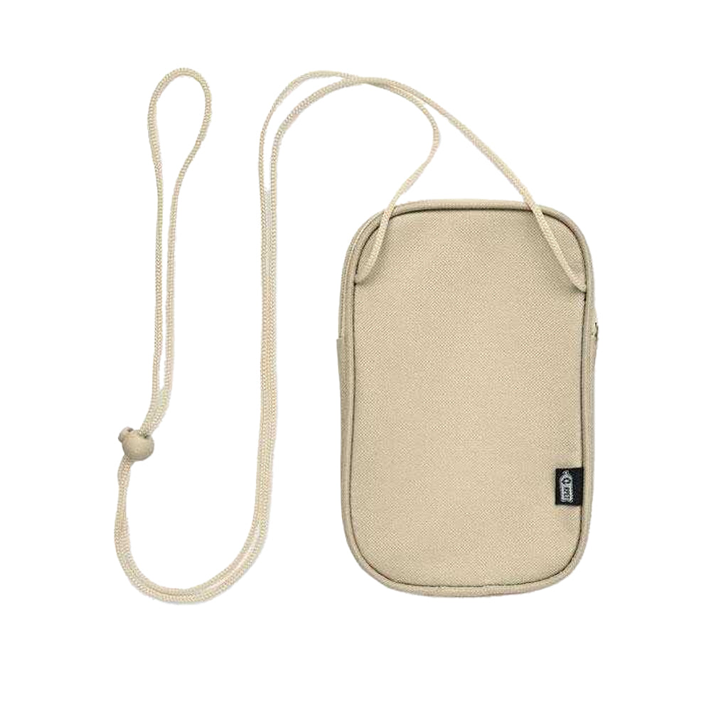 Beige - Front - MidOcean Korovin RPET Travel Cross Body Pouch