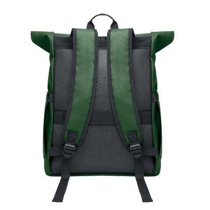 Dark Green - Back - MidOcean Bangkok Roll Top Rucksack