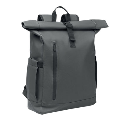 Stone Grey - Side - MidOcean Bangkok Roll Top Rucksack