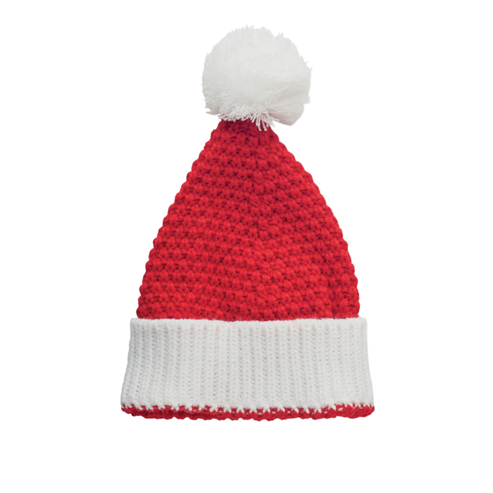 Red - Back - MidOcean Auriga Knitted Christmas Beanie