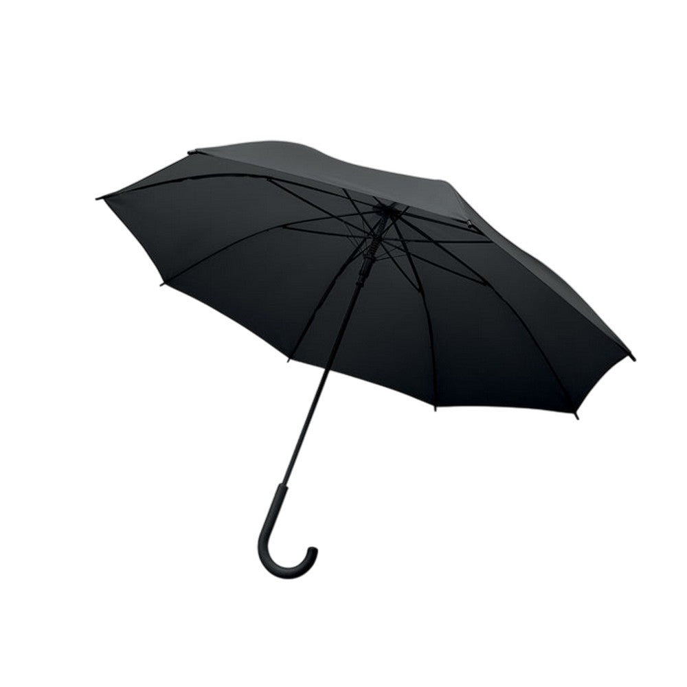 Black - Back - MidOcean Brala Folding Umbrella